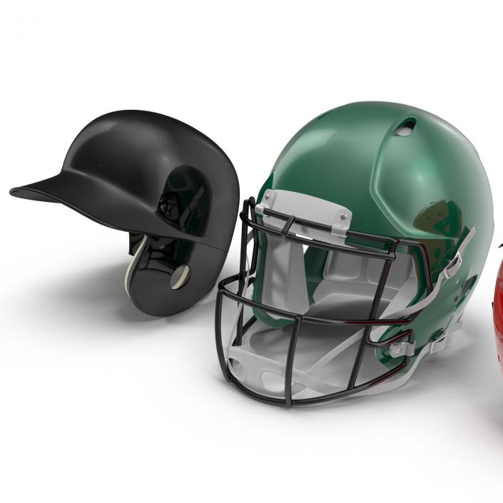 Sport Helmets Collection 3D model