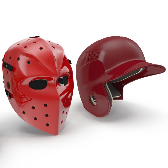 Sport Helmets Collection 3D model