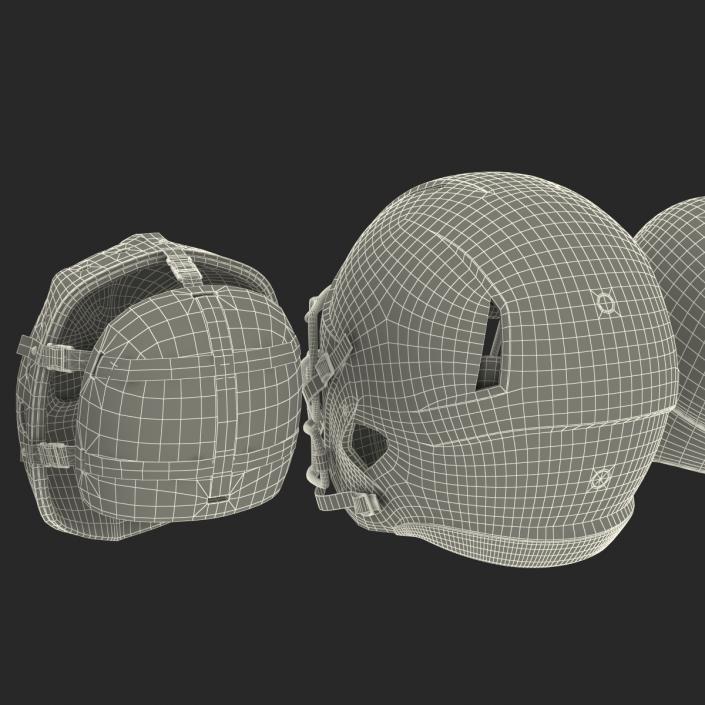 Sport Helmets Collection 3D model