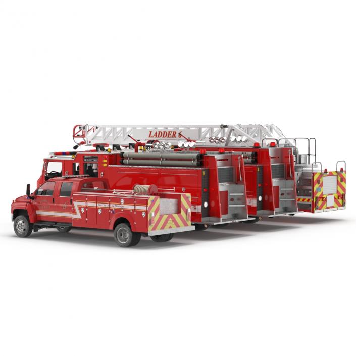 Fire Trucks Collection 2 3D model