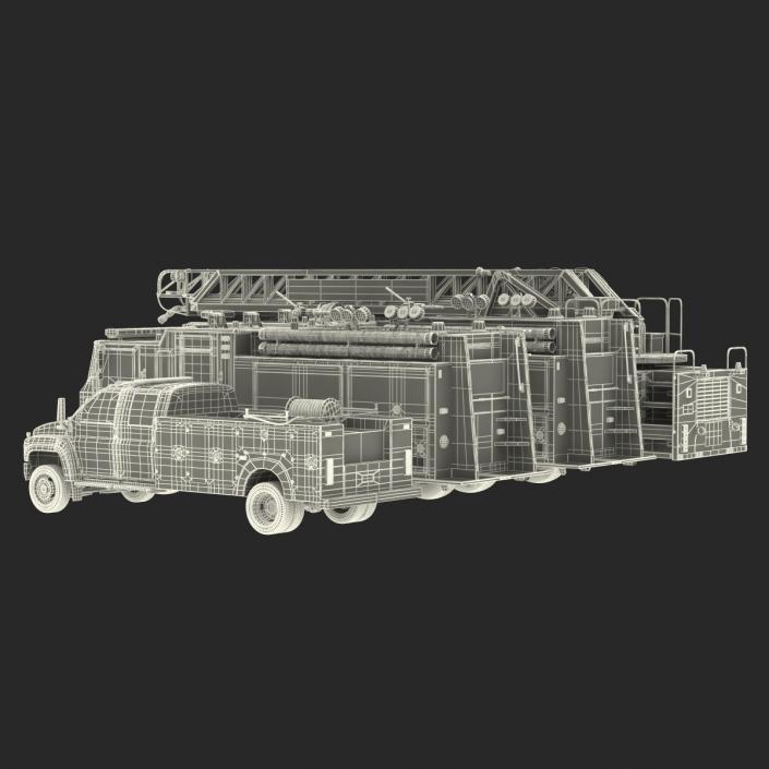 Fire Trucks Collection 2 3D model