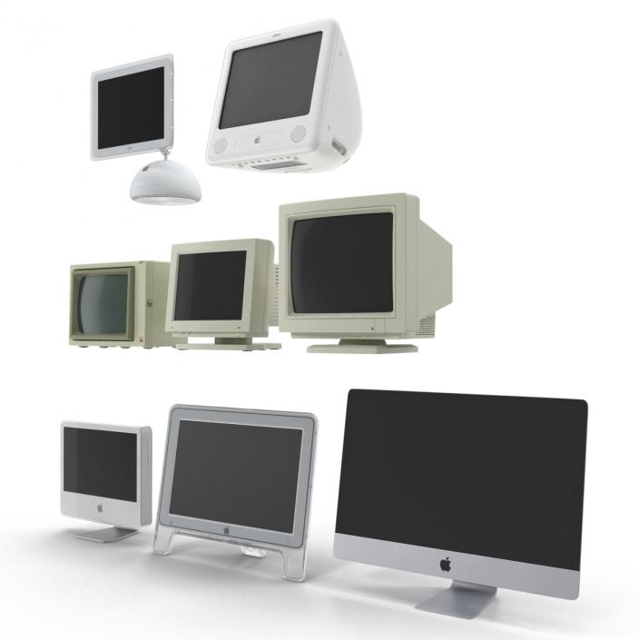 3D model Apple Monitors 3D Models Collection