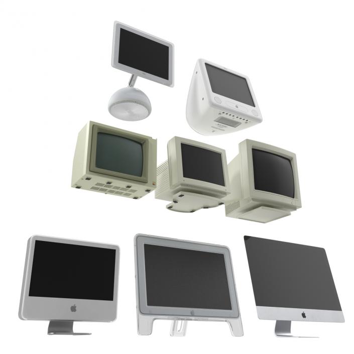 3D model Apple Monitors 3D Models Collection