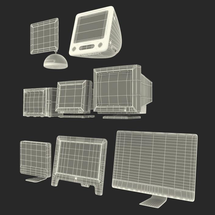 3D model Apple Monitors 3D Models Collection