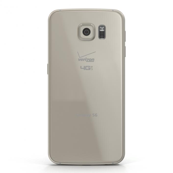 Samsung Galaxy S6 Gold 3D