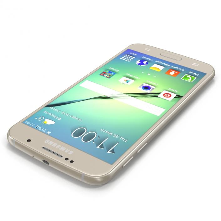 Samsung Galaxy S6 Gold 3D