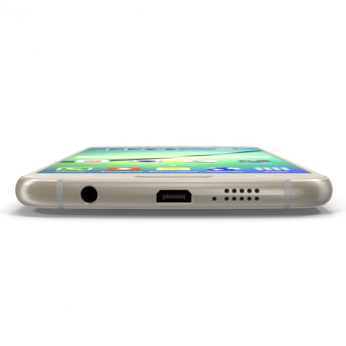 Samsung Galaxy S6 Gold 3D