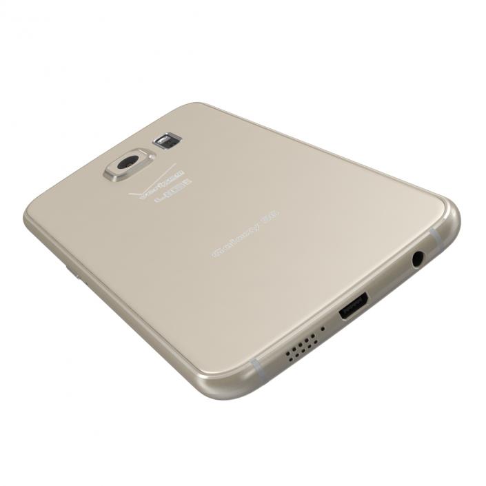 Samsung Galaxy S6 Gold 3D