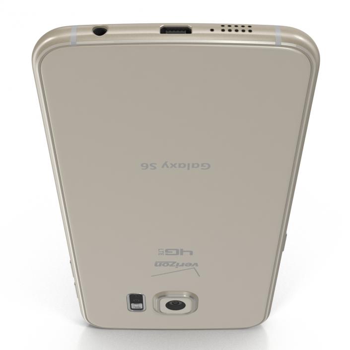 Samsung Galaxy S6 Gold 3D