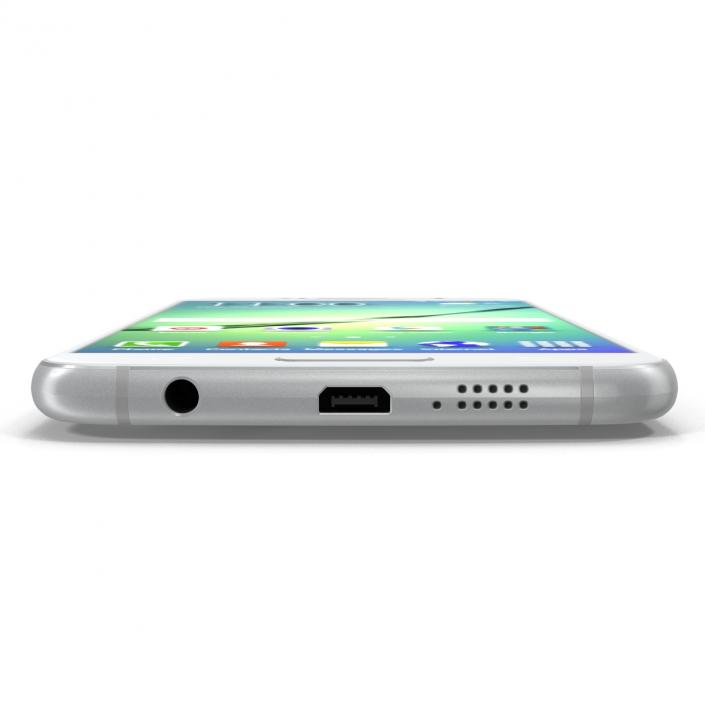 3D Samsung Galaxy S6 White model