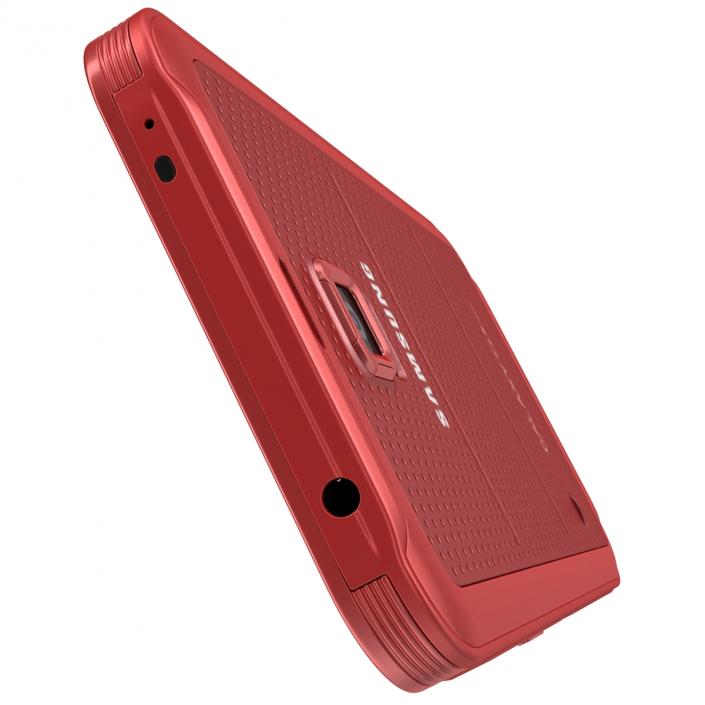 Samsung Galaxy S5 Sport Red 3D