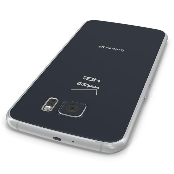 3D Samsung Galaxy S6 Black model