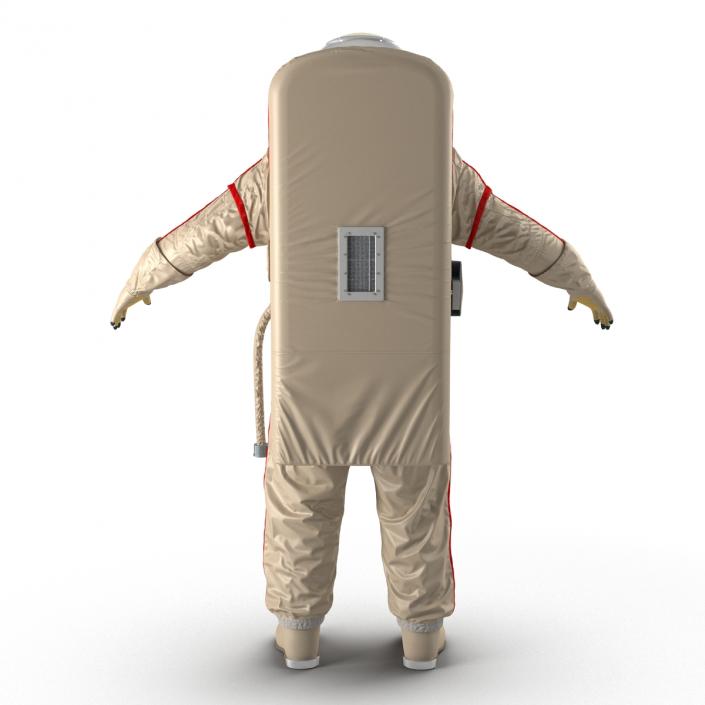 3D Chinese Astronaut Wearing Space Suit Haiying Rigged