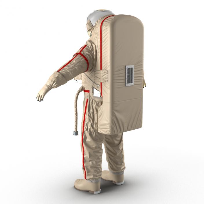 3D Chinese Astronaut Wearing Space Suit Haiying Rigged