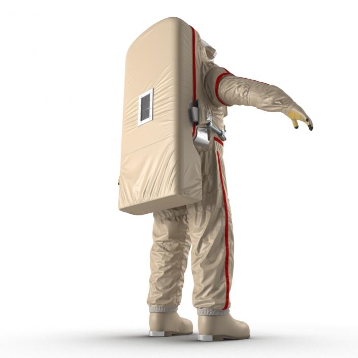 3D Chinese Astronaut Wearing Space Suit Haiying Rigged