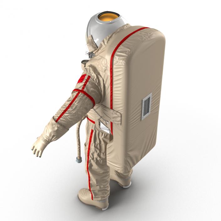 3D Chinese Astronaut Wearing Space Suit Haiying Rigged