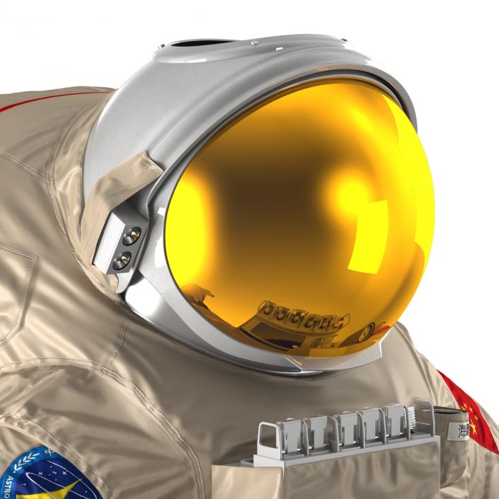 Chinese Astronaut Wearing Space Suit Haiying 3D model