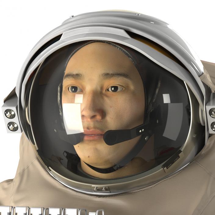 Chinese Astronaut Wearing Space Suit Haiying 3D model