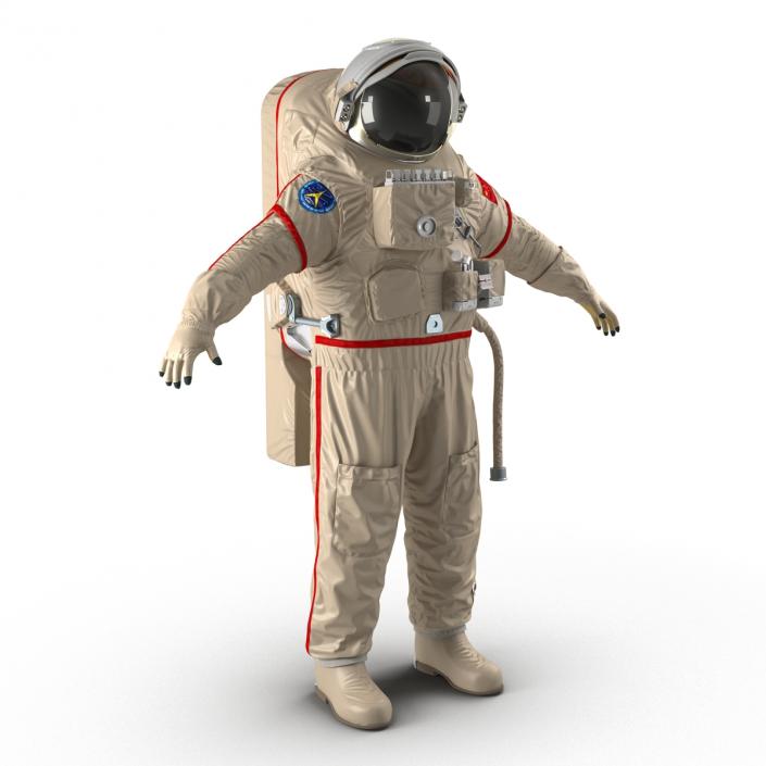 3D Chinese Space Suit Haiying Rigged model