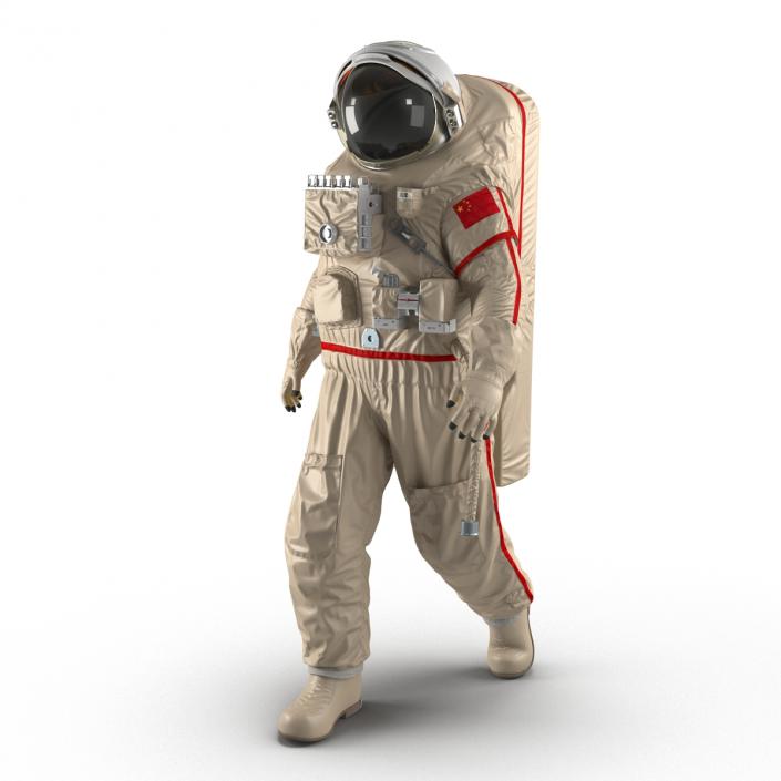 3D Chinese Space Suit Haiying Rigged model