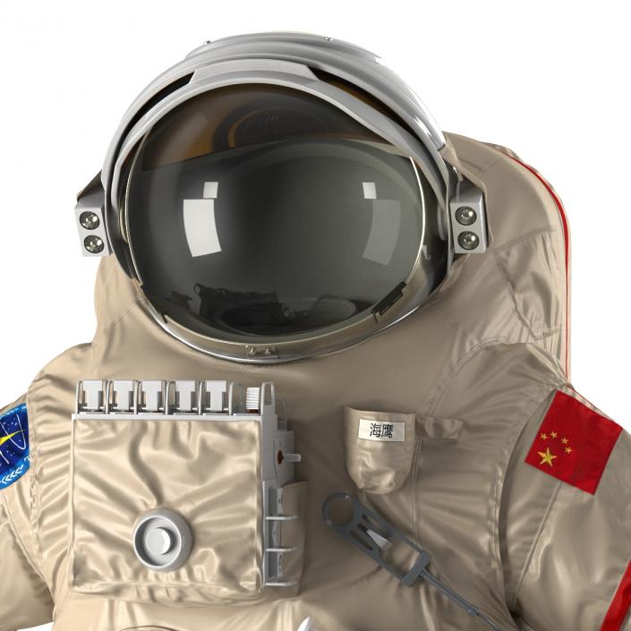 3D Chinese Space Suit Haiying Rigged model