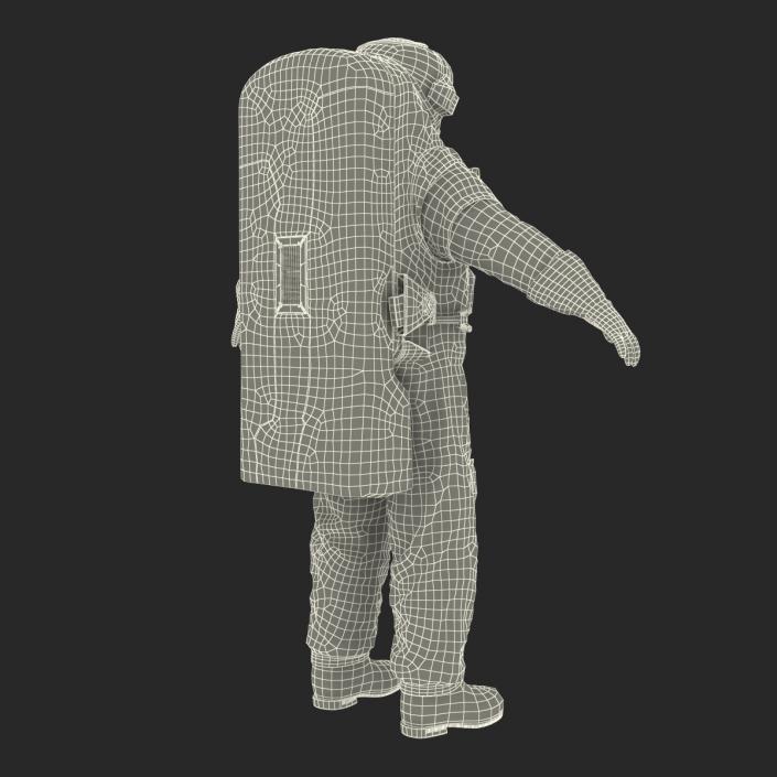 3D Chinese Space Suit Haiying Rigged model