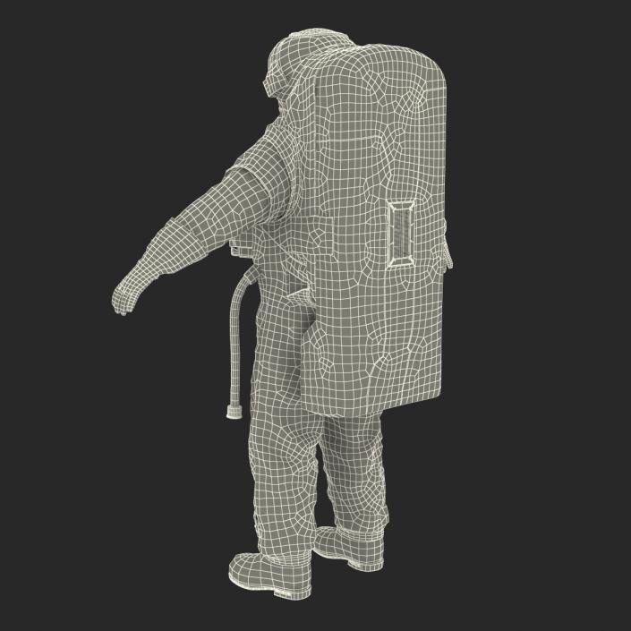 3D Chinese Space Suit Haiying Rigged model