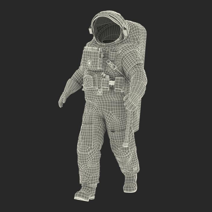 3D Chinese Space Suit Haiying Rigged model