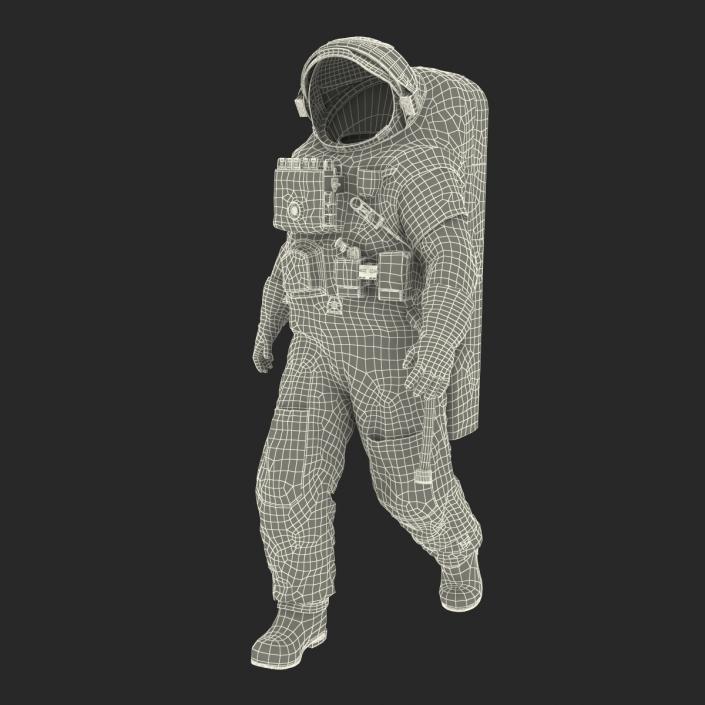 3D Chinese Space Suit Haiying Rigged model