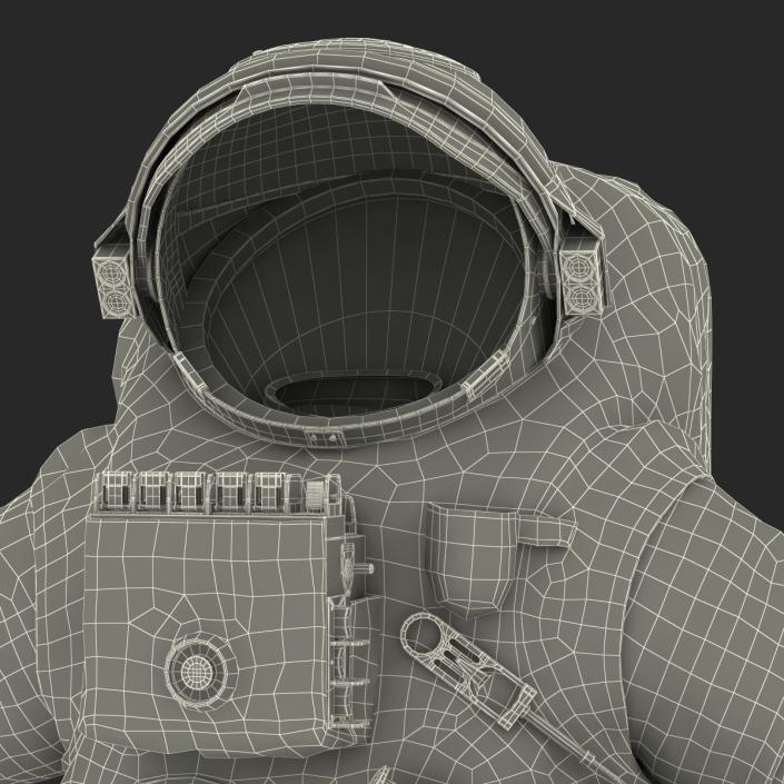 3D Chinese Space Suit Haiying Rigged model