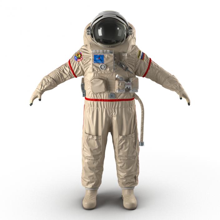 Russian Space Suit Orlan MK Rigged 3D model