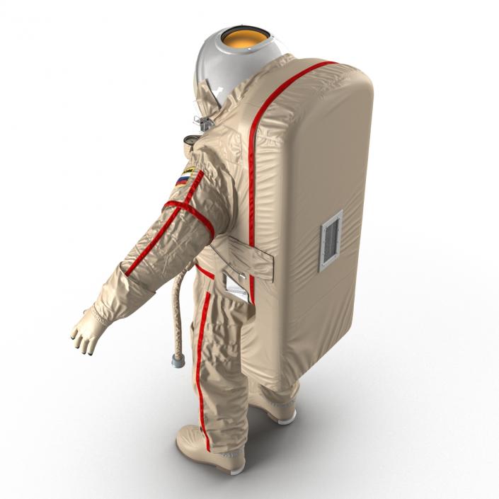 Russian Space Suit Orlan MK Rigged 3D model