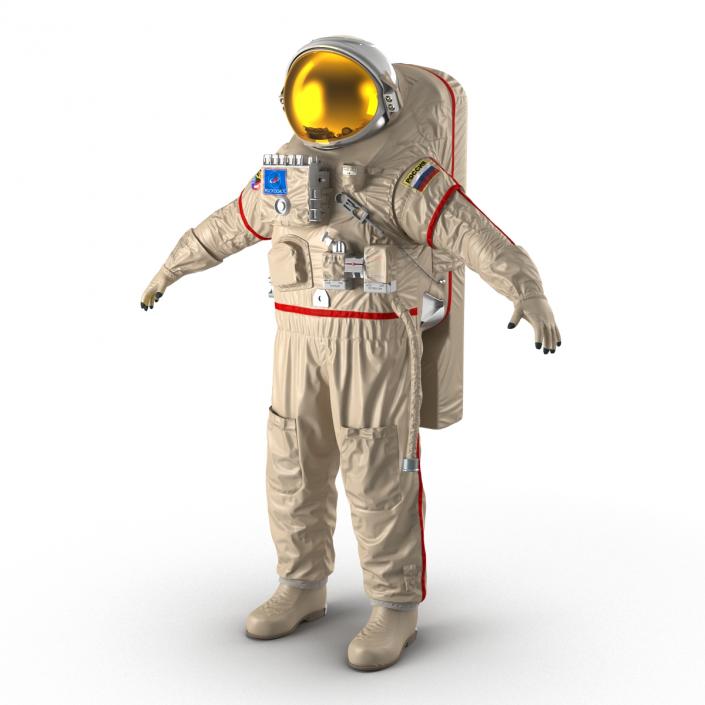 Russian Space Suit Orlan MK 3D