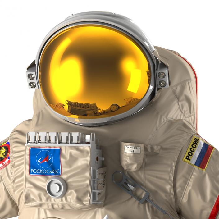 Russian Space Suit Orlan MK 3D