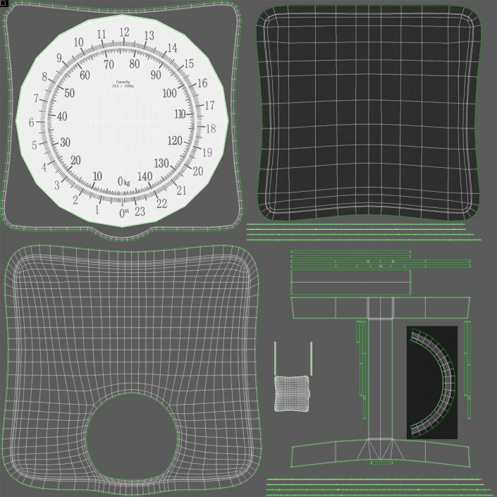 Bathroom Scale 3D model