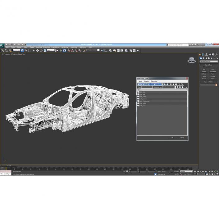 Car Frame 3D model