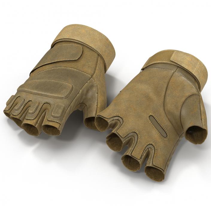 3D model US Soldier Gloves Short Finger