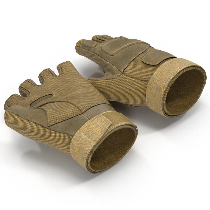 3D model US Soldier Gloves Short Finger