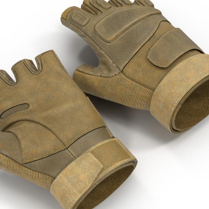 3D model US Soldier Gloves Short Finger