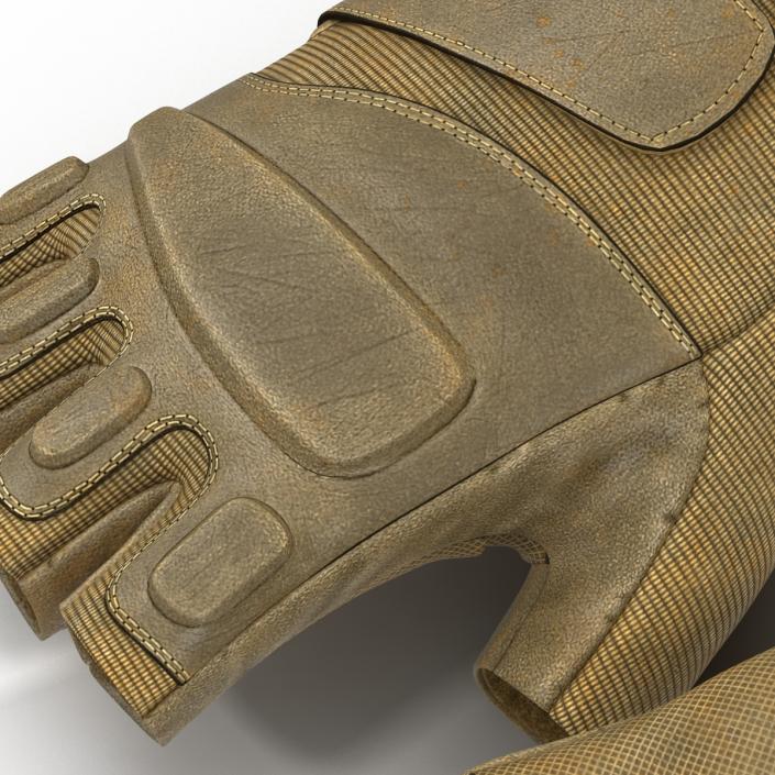 3D model US Soldier Gloves Short Finger