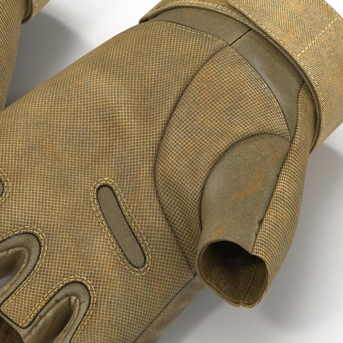 3D model US Soldier Gloves Short Finger