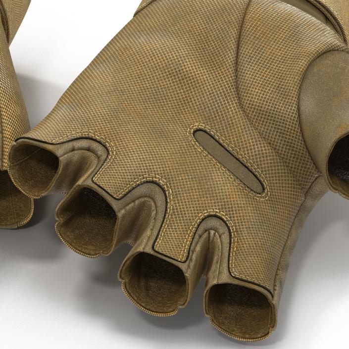 3D model US Soldier Gloves Short Finger