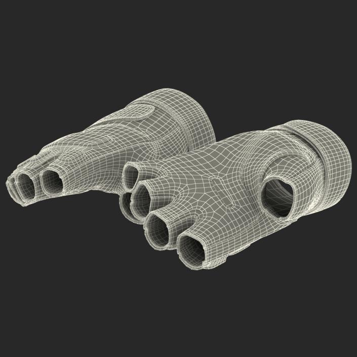 3D model US Soldier Gloves Short Finger