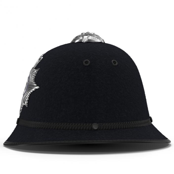 3D London Metropolitan Police Custodian Helmet model