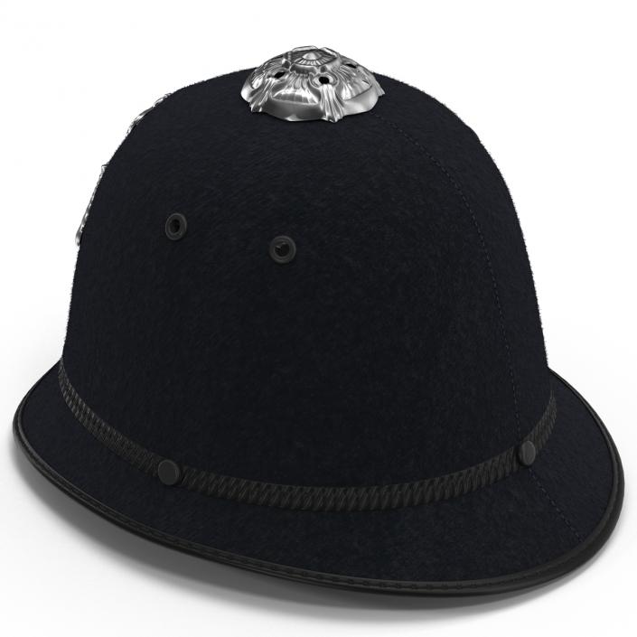 3D London Metropolitan Police Custodian Helmet model