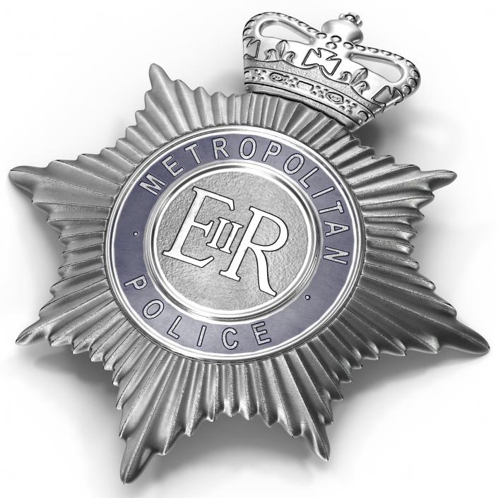 London Metropolitan Police Helmet Plate 3D model