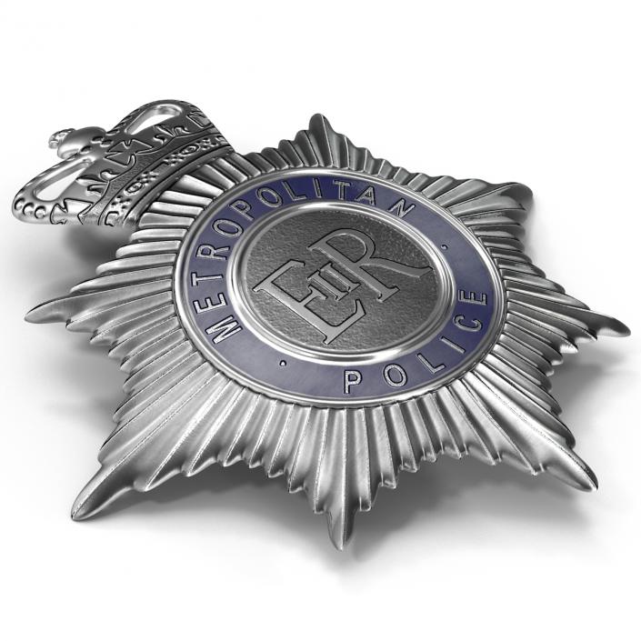 London Metropolitan Police Helmet Plate 3D model