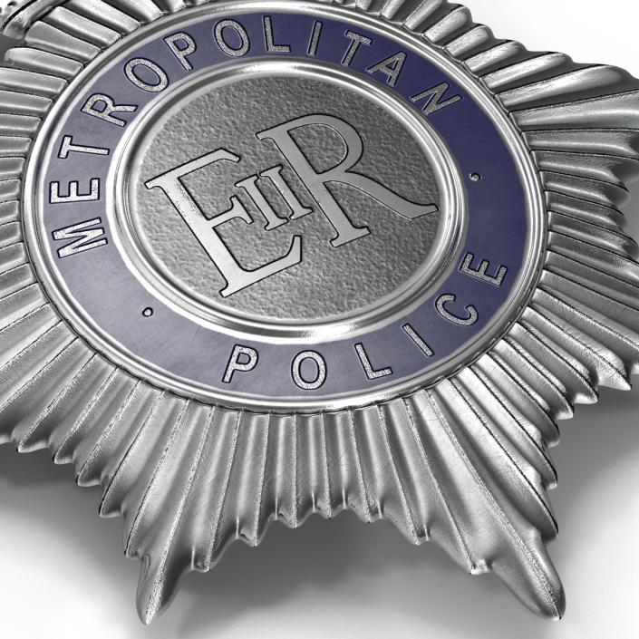 London Metropolitan Police Helmet Plate 3D model