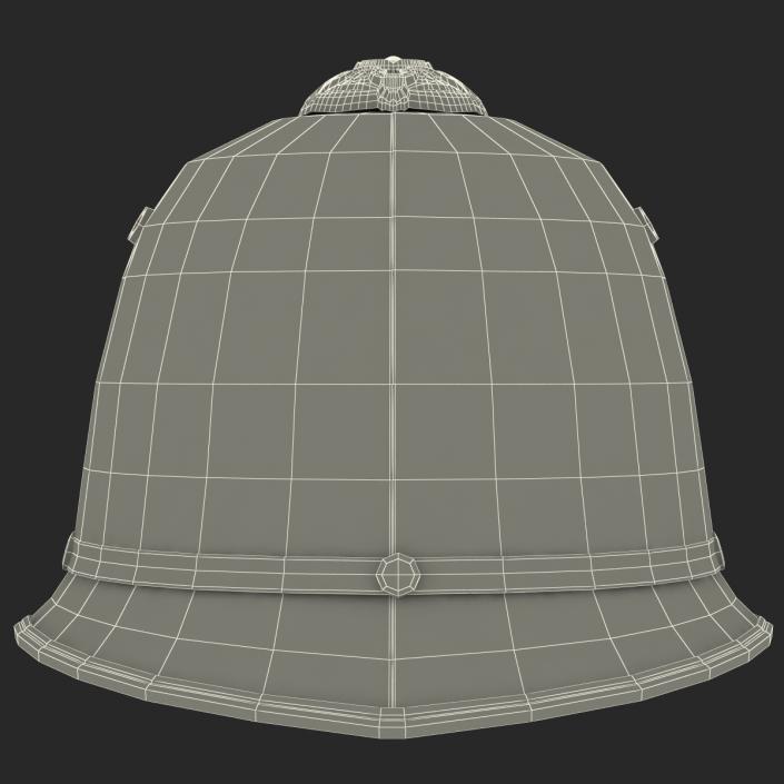 3D model UK Bobby Pith Helmet