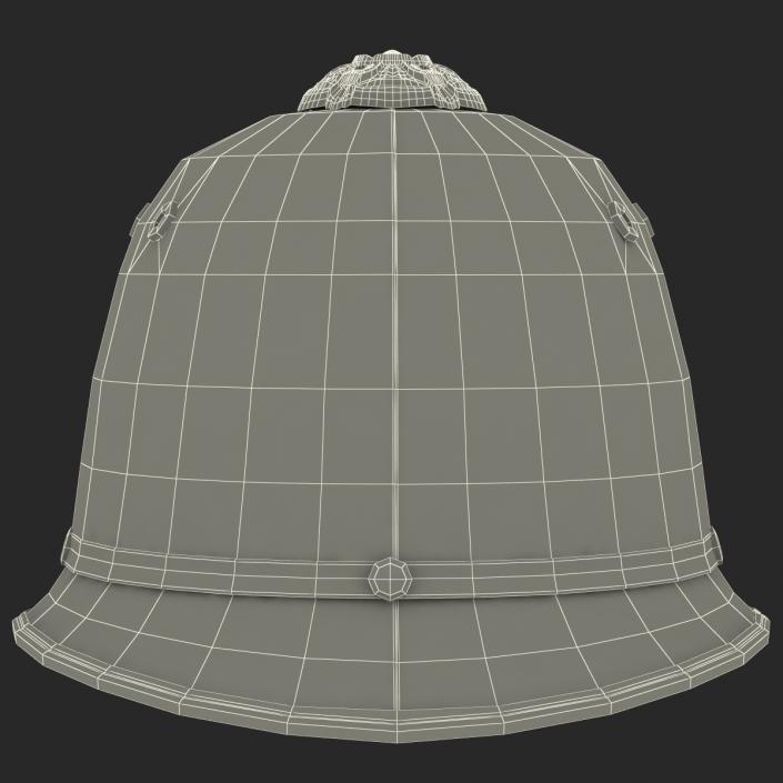 3D model UK Bobby Pith Helmet